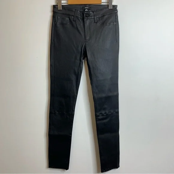 Rudsak MERCEDES WOMEN'S LEATHER PANTS Black - Picture 4 of 10